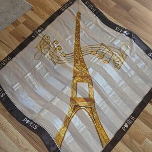 Paris Eiffel Tower Silk Scarf